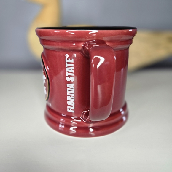 Florida State Seminoles 12 Oz Maroon Red Ceramic Coffee Mug - Picture 2 of 7